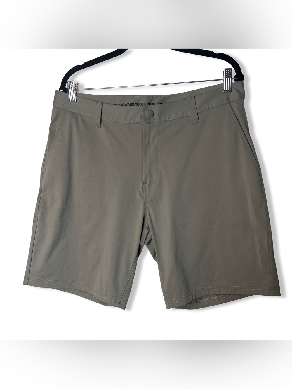 Rhone Men’s Commuter 9” Performance‎ Shorts Taupe Gray Stretch Sz. 34